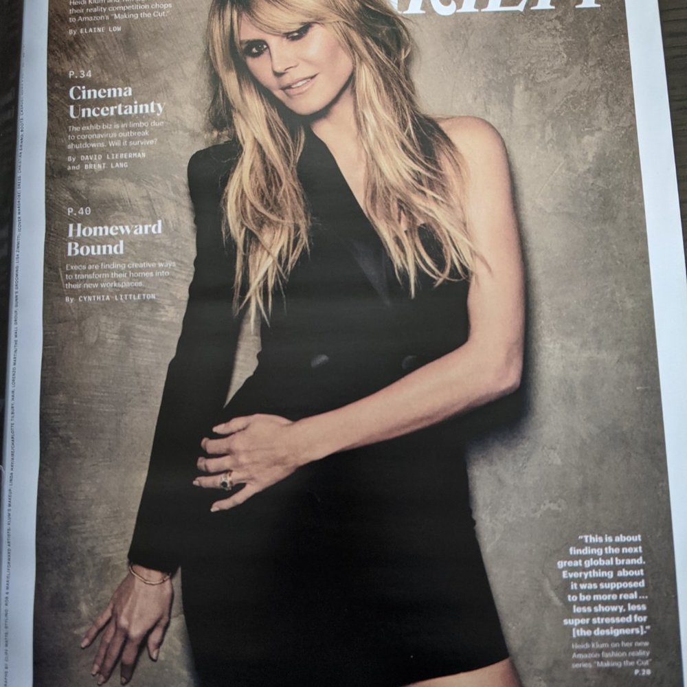 Variety Magazine March 25 2020 Heidi Klum Tim Gunn - Picture 3 of 10